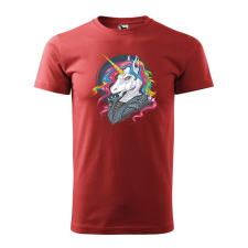 Póló Punk unicorn mintával - Terrakotta S méretben ajándéktárgy