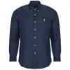 Polo Ralph Lauren Hosszú ujjú ingek CHEMISE COUPE DROITE EN LIN Tengerész EU XXL