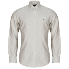 Polo Ralph Lauren Hosszú ujjú ingek CHEMISE COUPE DROITE EN OXFORD Bézs EU M