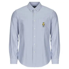 Polo Ralph Lauren Hosszú ujjú ingek CHEMISE COUPE DROITE EN OXFORD Kék EU XXL