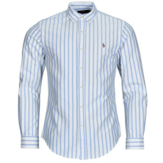 Polo Ralph Lauren Hosszú ujjú ingek CHEMISE COUPE SLIM EN OXFORD Kék EU XL