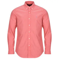 Polo Ralph Lauren Hosszú ujjú ingek CHEMISE DROITE CUSTOM EN OXFORD LEGER Piros EU M