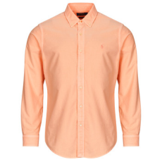 Polo Ralph Lauren Hosszú ujjú ingek CHEMISE DROITE CUSTOM EN OXFORD LEGER TEINTURE MINERALE Narancssárga EU XL