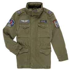 Polo Ralph Lauren Parka kabátok ICON JACKET-OUTERWEAR-FIELD JACKET Keki 10 / 12 Jahre