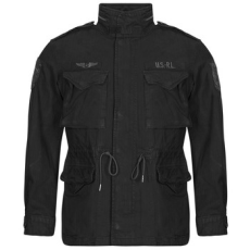 Polo Ralph Lauren Parka kabátok VESTE MILITAIRE M65 EN CHEVRONS Fekete EU L