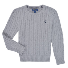 Polo Ralph Lauren Pulóverek LS CABLE CN-TOPS-SWEATER Szürke 10 / 12 Jahre gyerek pulóver, kardigán