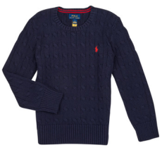 Polo Ralph Lauren Pulóverek LS CABLE CN-TOPS-SWEATER Tengerész 14 / 16 Jahre