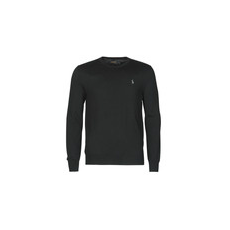 Polo Ralph Lauren Pulóverek PULL COL ROND AJUSTE EN COTON PIMA LOGO PONY PLAYER Fekete EU XL