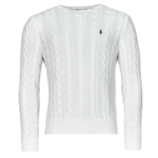 Polo Ralph Lauren Pulóverek PULL COL ROND EN MAILLE TORSADEE Fehér EU M