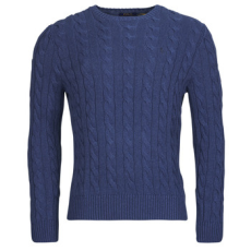 Polo Ralph Lauren Pulóverek PULL COL ROND EN MAILLE TORSADEE Tengerész EU XL
