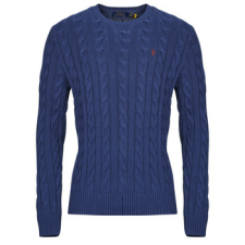 Polo Ralph Lauren Pulóverek PULL COL ROND MAILLE TORSADEE Kék EU M férfi pulóver, kardigán