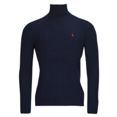Polo Ralph Lauren Pulóverek PULL COL ROULE EN MAILLE TORSADEE Tengerész EU XS