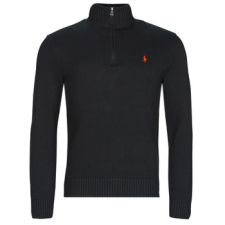 Polo Ralph Lauren Pulóverek PULL DEMI ZIP EN COTON Fekete EU XL férfi pulóver, kardigán