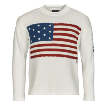 Polo Ralph Lauren Pulóverek PULL US FLAG Fehér EU XL férfi pulóver, kardigán
