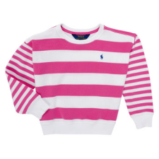 Polo Ralph Lauren Pulóverek STRPEBBBLCN-KNIT SHIRTS-SWEATSHIRT Rózsaszín 6 éves gyerek pulóver, kardigán