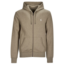 Polo Ralph Lauren Pulóverek SWEATSHIRT ZIPPE EN DOUBLE KNIT TECH Barna EU M