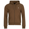Polo Ralph Lauren Pulóverek SWEATSHIRT ZIPPE EN DOUBLE KNIT TECH Barna EU S