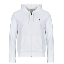 Polo Ralph Lauren Pulóverek SWEATSHIRT ZIPPE EN DOUBLE KNIT TECH Fehér EU M férfi pulóver, kardigán