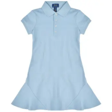 Polo Ralph Lauren Rövid ruhák FLAREPOLODR-DRESSES-DAY DRESS Kék 8 / 10 Jahre lányka ruha