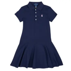Polo Ralph Lauren Rövid ruhák POLO DRESS-DRESSES-KNIT Tengerész 16 Jahre