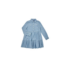 Polo Ralph Lauren Rövid ruhák SHIRTDRESS-DRESSES-DAY DRESS Kék 8 éves lányka ruha