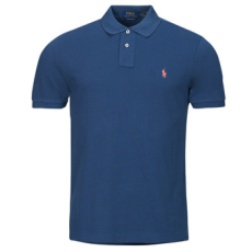 Polo Ralph Lauren Rövid ujjú galléros pólók POLO AJUSTE DROIT EN COTON BASIC MESH Kék EU S