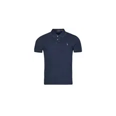 Polo Ralph Lauren Rövid ujjú galléros pólók POLO AJUSTE DROIT EN COTON BASIC MESH Tengerész EU XL