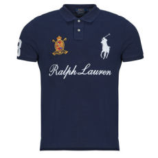 Polo Ralph Lauren Rövid ujjú galléros pólók POLO COUPE DROITE CREST Tengerész EU M