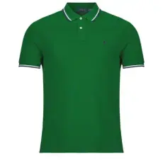 Polo Ralph Lauren Rövid ujjú galléros pólók POLO COUPE DROITE EN COTON BASIC MESH COL RAYE Zöld EU M