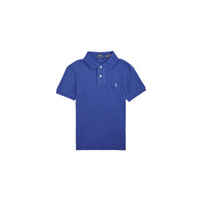 Polo Ralph Lauren Rövid ujjú galléros pólók SLIM POLO-TOPS-KNIT Kék 18 / 20 Jahre