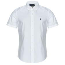 Polo Ralph Lauren Rövid ujjú ingek CHEMISE EN POPELINE UNIE Fehér EU M férfi ing