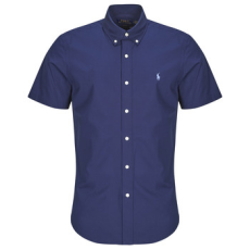 Polo Ralph Lauren Rövid ujjú ingek CHEMISE EN POPELINE UNIE Tengerész EU M