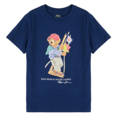 Polo Ralph Lauren Rövid ujjú pólók KNIT-T-SHIRT Tengerész 10 / 12 Jahre
