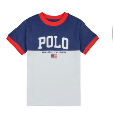 Polo Ralph Lauren Rövid ujjú pólók SS CN RINGER-KNIT SHIRTS-T-SHIRT Sokszínű 4 ans