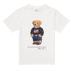 Polo Ralph Lauren Rövid ujjú pólók SS CN-TOPS-T-SHIRT Fehér 5 éves