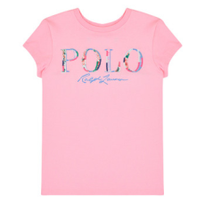 Polo Ralph Lauren Rövid ujjú pólók SSPOLOTEE-KNIT SHIRTS-T-SHIRT Rózsaszín 12 / 14 Jahre