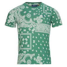 Polo Ralph Lauren Rövid ujjú pólók TSHIRT IMPRIME BANDANA Zöld EU XL