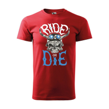 Póló Ride or die mintával - Piros S méretben ajándéktárgy