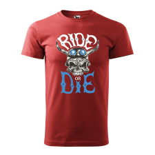  Póló Ride or die mintával - Terrakotta L méretben ajándéktárgy