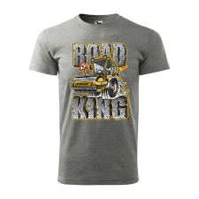 Póló Road king mintával - Szürke XXXL méretben ajándéktárgy