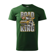 Póló Road king mintával - Zöld L méretben ajándéktárgy