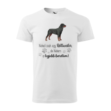  Póló Rottweiler  mintával Magenta 4XL egyedi ajándék