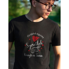  Póló szerelmeseknek - Ajándék Valentin napra