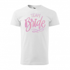  Póló Team bride mintával - Fehér S méretben v2 ajándéktárgy