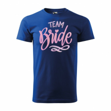 Póló Team bride mintával - Kék XXL méretben v2 ajándéktárgy