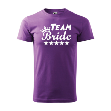  Póló Team bride mintával - Lila XL méretben v4 ajándéktárgy