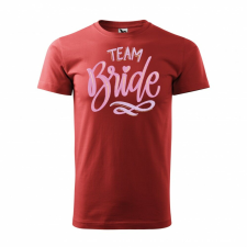  Póló Team bride mintával - Terrakotta XL méretben v2 ajándéktárgy