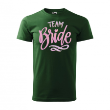  Póló Team bride  mintával Zöld 2XL egyedi ajándék