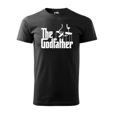 Póló The Godfather mintával - Fekete L méretben ajándéktárgy