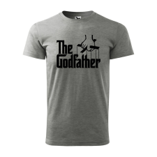 Póló The Godfather mintával - Szürke S méretben ajándéktárgy